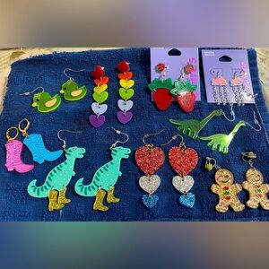 Plastic Earring lot from Claire’s